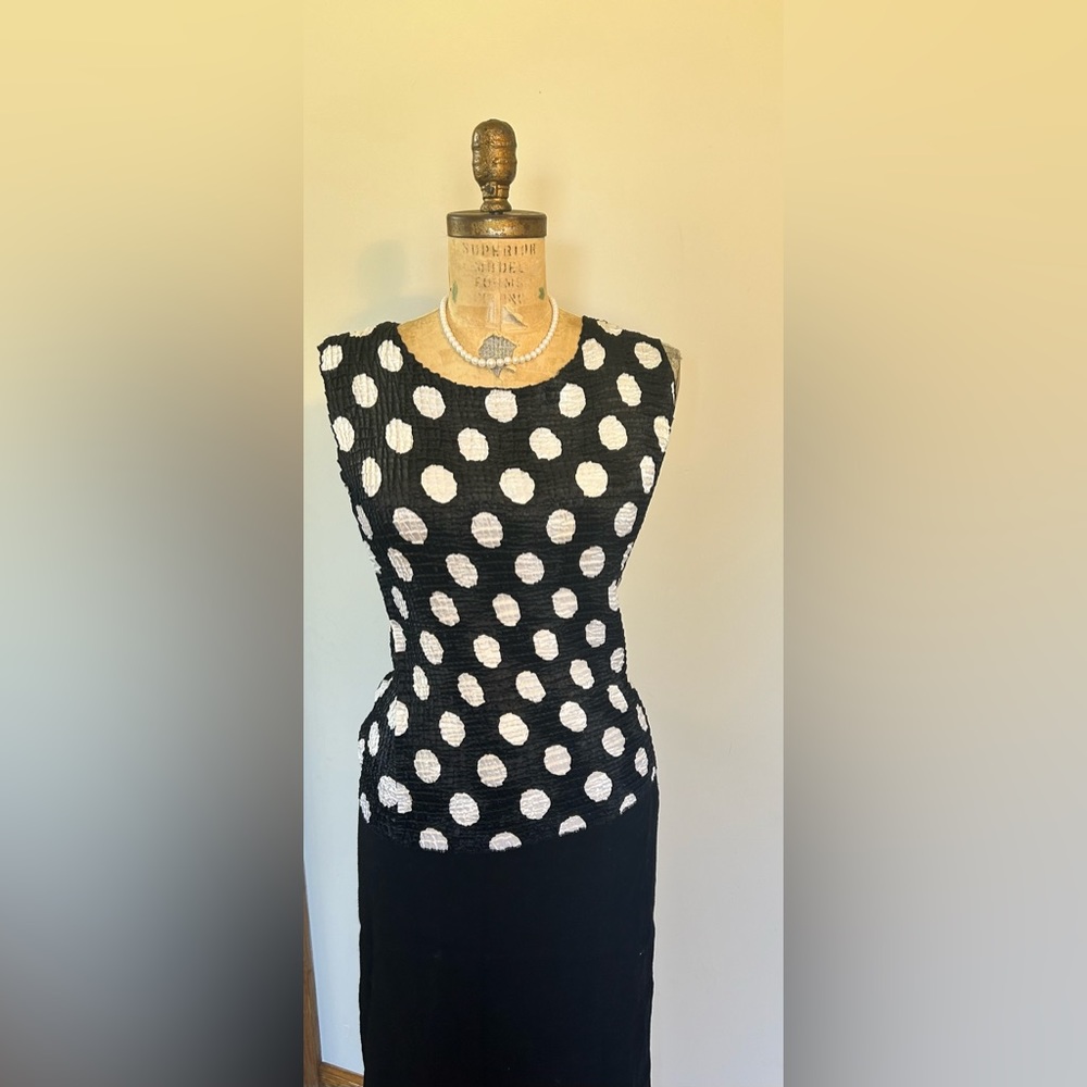 Dressy Polka Dot Blouse